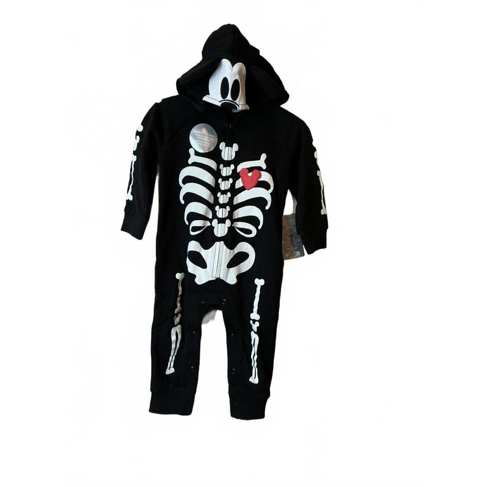 Disney Baby Mickey Skeleton Onesie